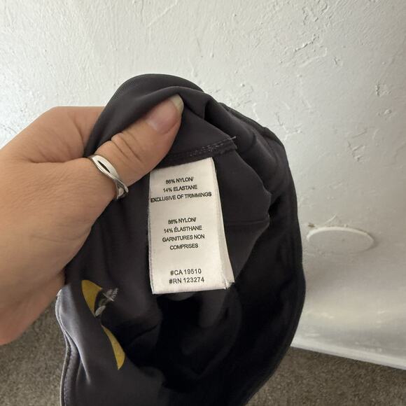 Lole Pants Womens Medium Black Flare Yoga Activewear Stretch Nylon Elastane Gym - Picture 9 of 9